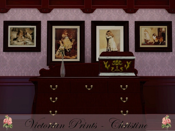 Sims 3 — Victorian Child Prints Set 1  by cm_11778 — Children Victorian Prints are perfect for your Sim homes, these