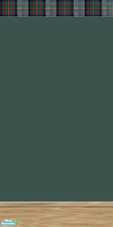 Sims 2 — Tartan Bedroom Set - Wall by Outpost_Road — Wall to match the Tartan Bedroom.