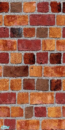 Sims 2 — Yellow Brick Wall by wyldsyde53 — Yellow brick wall by wyldsyde 