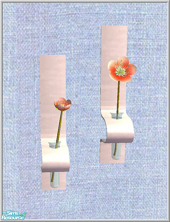 Sims 2 — corall set - B43 Wallhanging Flower1 by Birgit43 — 