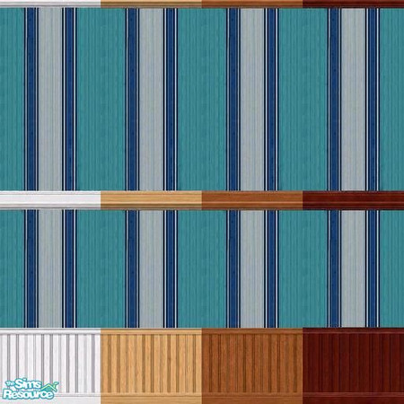 Sims 2 — Teal Wallpapers by Nonny_Rhee — 