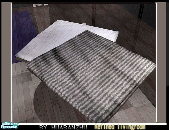 Sims 2 — Refined livingroom - rug by huabanzhu — 