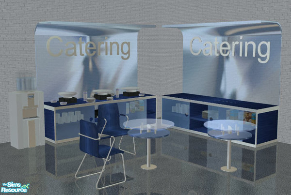 Sims 2 — "Contours" Office - Blue Part 3 by Sasilia — 