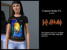 Sims 3 — AF Def Leppard Pyromania T-Shirt by tiger8254 — Def Leppard Pyromania t-shirt. Available in womens sizes adult -