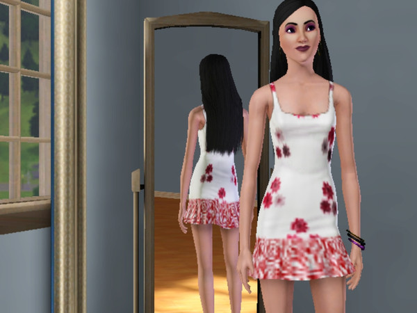 Sims 3 — pretty flower  gowns by g3rocks — No Description