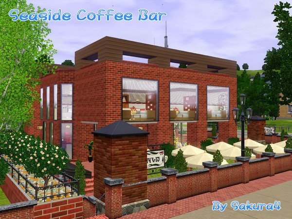 Sims 3 — Seaside Coffee Bar by Sakura4 — 