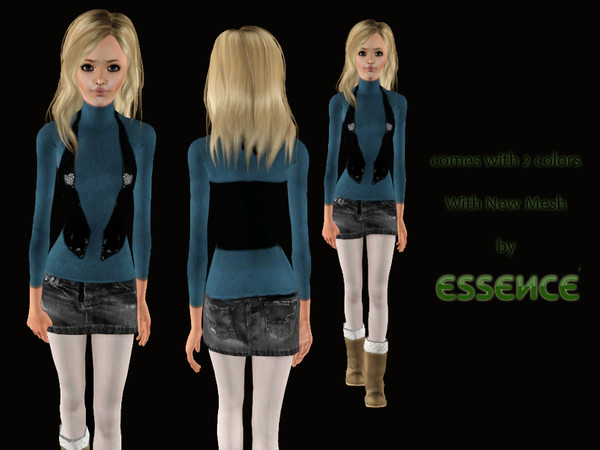 Sims 3 — Vestie by simseviyo — With new mesh by essence