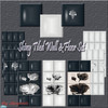 Sims 2 — Shiny Tiled Wall&Floor Set by skripstiite — An exclusive set of shiny matching black&white tiled walls