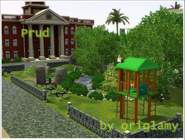 Sims 3 — Prud by orig1amy — This squer from my new town, which named "Fortuneless Island"