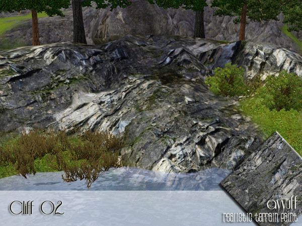 Sims 3 — Cliff 02 by ayyuff — 