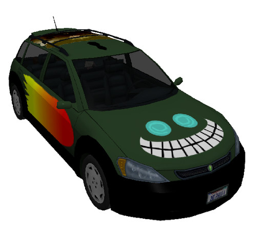 Sims 3 — Fawful Car by robbie64 — You Like Mario &amp;amp;amp;amp; Luigi inside Story? Than You Like The Fawful Car.