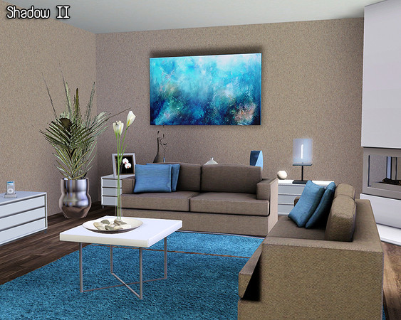 Sims 3 — Shadow II Painting by Ewelina_ — Recolour by Ewelina Mesh ( Red Flowers) www.simpossible.net