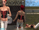 Sims 2 — Black Parade Style Corset by AnoVolcom — Just a simple corset inspired by The Black Parade. No Mesh Needed =D