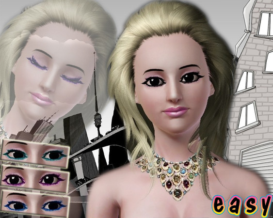 Sims 3 — Eyeliner 11 by easysims — Hope that everybody likes it(*^__^*) 