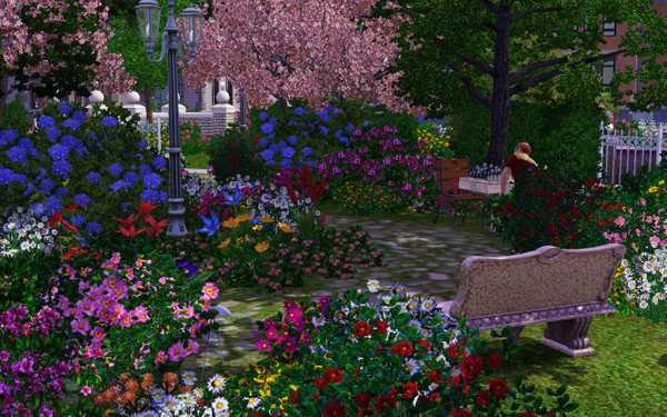 Sims 3 — Central Park facelift by yamsan — Central Park is the place to read, play chess, and meet your friends.. But why