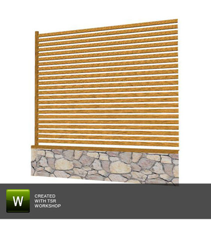 Sims 3 — Latis Outdoor HalfHightfence by Angela — Half hight fence as part of the Latis Outdoor. Made by Angela@TSR