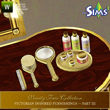 Sims 3 — Vanity Fair Part III - Toiletries by Cashcraft — Potions, lotions, creams, and other vintage beauty products