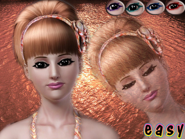 Sims 3 — Eyeliner 09 by easysims — Hope that everybody likes it(*^__^*)