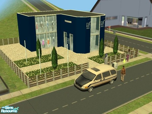 Sims 2 — GAP OUTLET STORE by ivanhorvatsb — GAP OUTLET STORE Complete it furnishing and decorating