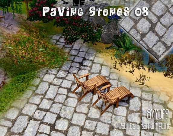 Sims 3 — Paving stones 03 by ayyuff — 