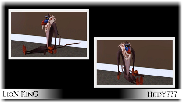 Sims 3 — Rafiki by hudy777-design — Rafiki from Disney's Lion King