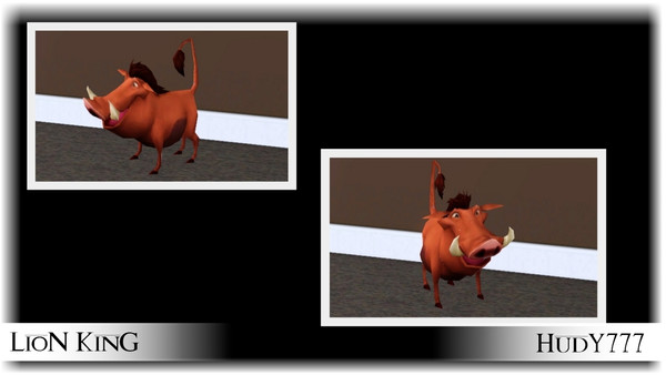 Sims 3 — Pumba by hudy777-design — Pumba from Disney's Lion King