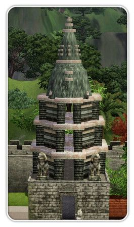 Sims 3 — Hindus Normal Tower by moschino_K — Hindus Tower Use moveobjects true to place it anywhere you want.