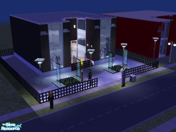 Sims 2 — URBAN REPUBLIC by ivanhorvatsb — URBAN REPUBLIC FASHION SHOP; Complete it furnishing and decorating
