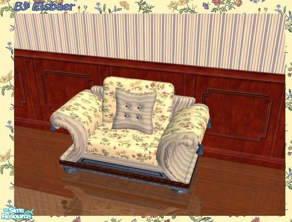 Sims 2 — Helga86 Saga Summer TC45 - Loveseat by Eisbaerbonzo — Elegant loveseat in summmer design