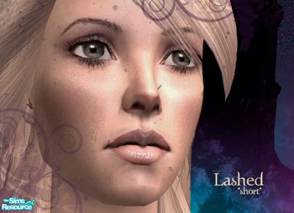 Sims 2 — Lashed - Short by Frozen and Iced — By Frozen and Iced