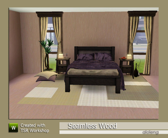 Sims 3 — Seamless Wood by aloleng — SeamlessWood - used at walls and floors.