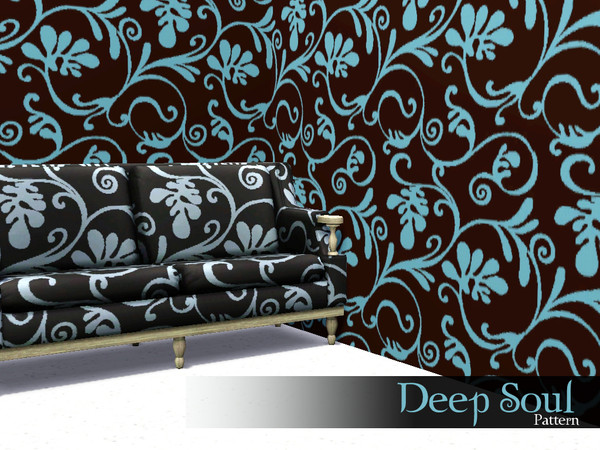 Sims 3 — Deep Soul by Frozen and Iced — New pattern, 2 channels to recolor. By Frozen and Iced