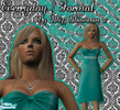 Sims 2 — Blue Dress by MizzRhiannonx — Blue Dress, Bow detial and white lace