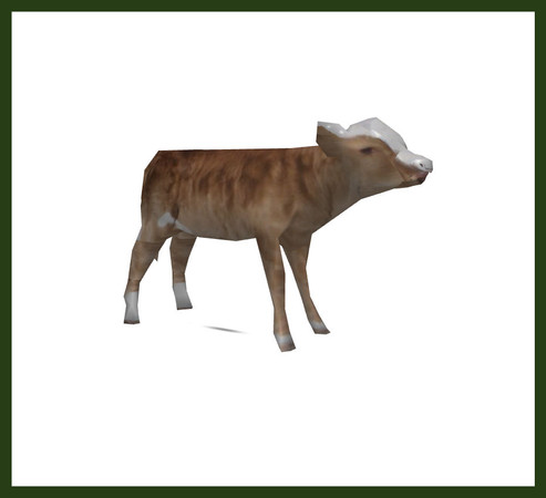 Sims 3 — Calf Sculpture by rebecah — Calf Sculpture by Rebecah