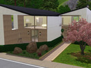 Sims 3 — Twist Modern by krellos — This 3 bedroom modern house is ideal for a medium-large family with 3 large bedrooms