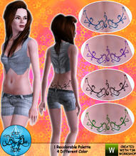 Sims 3 — BluElla - Style Tatto Set 03 by BluElla — BluElla - Style Tatto Set 03