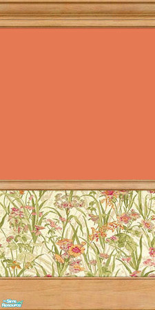 Sims 2 — Laurel Wall Collection - #05 by paintedladysims — 5 of 12 wall designs in the collection.