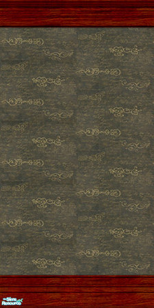 Sims 2 — Bistro Wall Collection - #03 by paintedladysims — 3 of 12 wall designs in the collection.
