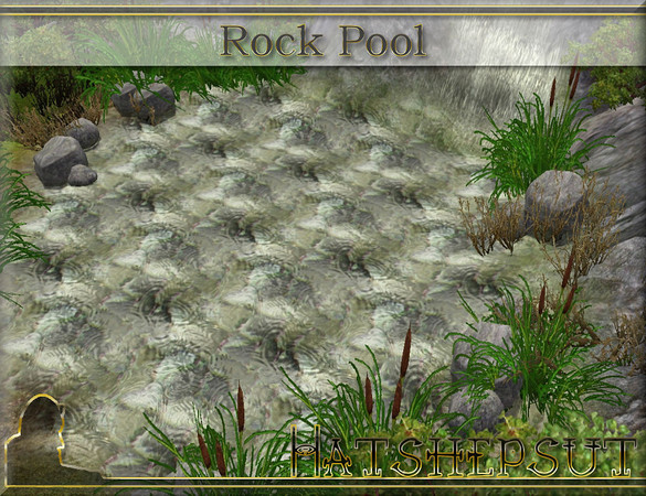 Sims 3 — Rock Pool by hatshepsut — Clear water over river rocks 