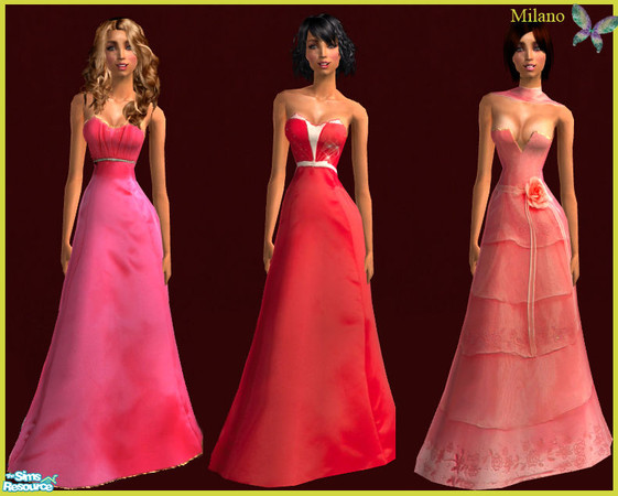 Sims 2 — Gowns by milanokat — 