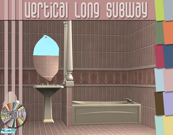 Sims 2 — Studio K Vertical Long Subway_03 by StudioKhagerks — 