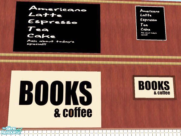 Sims 2 — Books and Coffee by Murakami — 