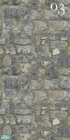 Sims 2 — Brick Set 15 - Wall03 by ayyuff — 