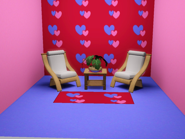 Sims 3 — Hearts by matomibotaki — Hearts, my first pattern. Hope you like it.