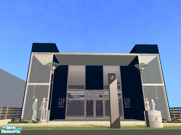 Sims 2 — GAP OUTLET STORE by ivanhorvatsb — GAP OUTLET STORE