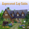 Sims 3 — Aspenwood Log Cabin by TFBob — Aspens surround this country log cabin. It has a very large, open living area and