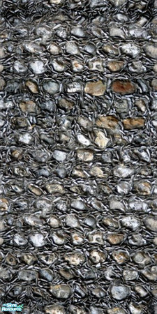 Sims 2 — Chichester Stonework Flintstone rosette by 71robert13 — Made from a photograph of a wall found in Chichester