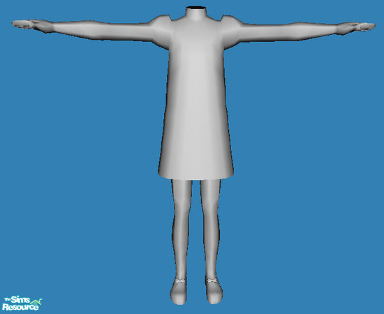 Sims 2 — Babydoll dress mesh  by giasims — Here is my first mesh, hopefully I have uploaded it correctly