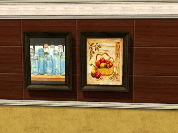 Sims 3 — kitchen still life set 2 by jadepanther198303 — Kitchen wall art