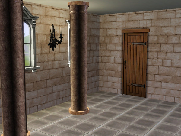 Sims 3 — Gothic column by Rytelier — A gothic column for your castle. Made by Rytelier with TSR workshop. TSRAA